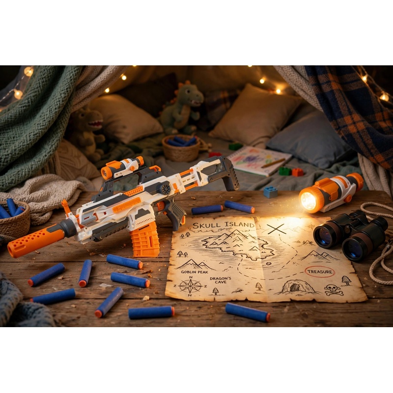 Đồ Chơi Phóng Thanh Xốp Mềm Blaster Flame War Soul - SB206