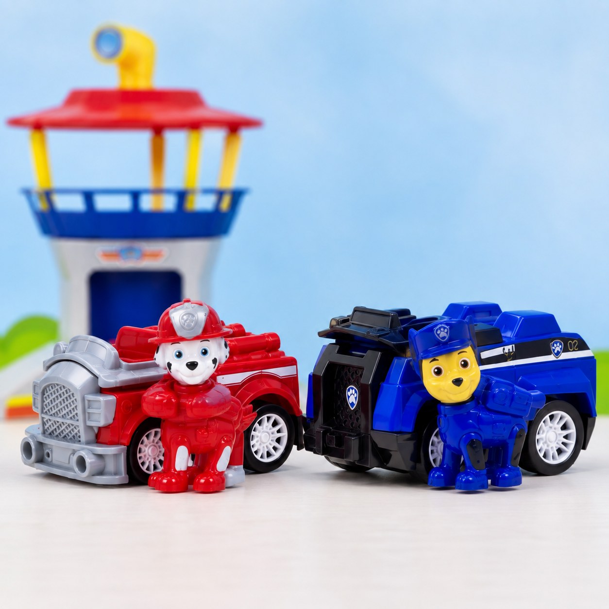 Bộ Đồ Chơi Chó Cứu Hộ Kèm Tháp Quan Sát & Bệ Phóng Xe – Dog Special Brave Heroes