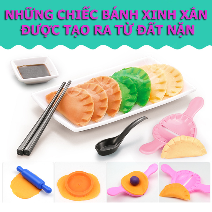 Bộ đồ chơi đất nặn làm mì ý