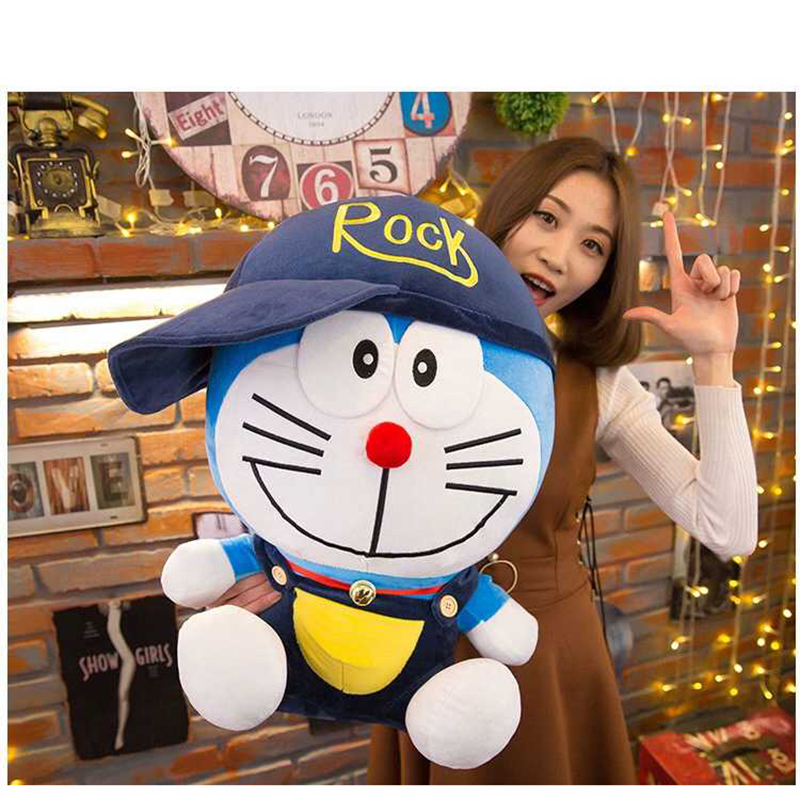 Doremon mũ Rock nhồi bông