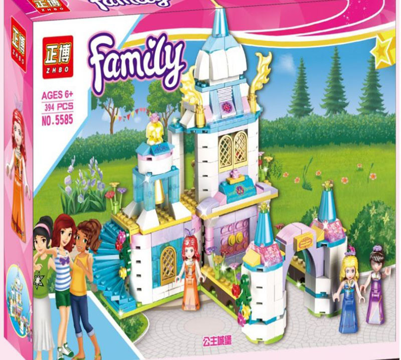 Lắp ráp Lego Friends tòa lâu đài của công chúa - Family 5585