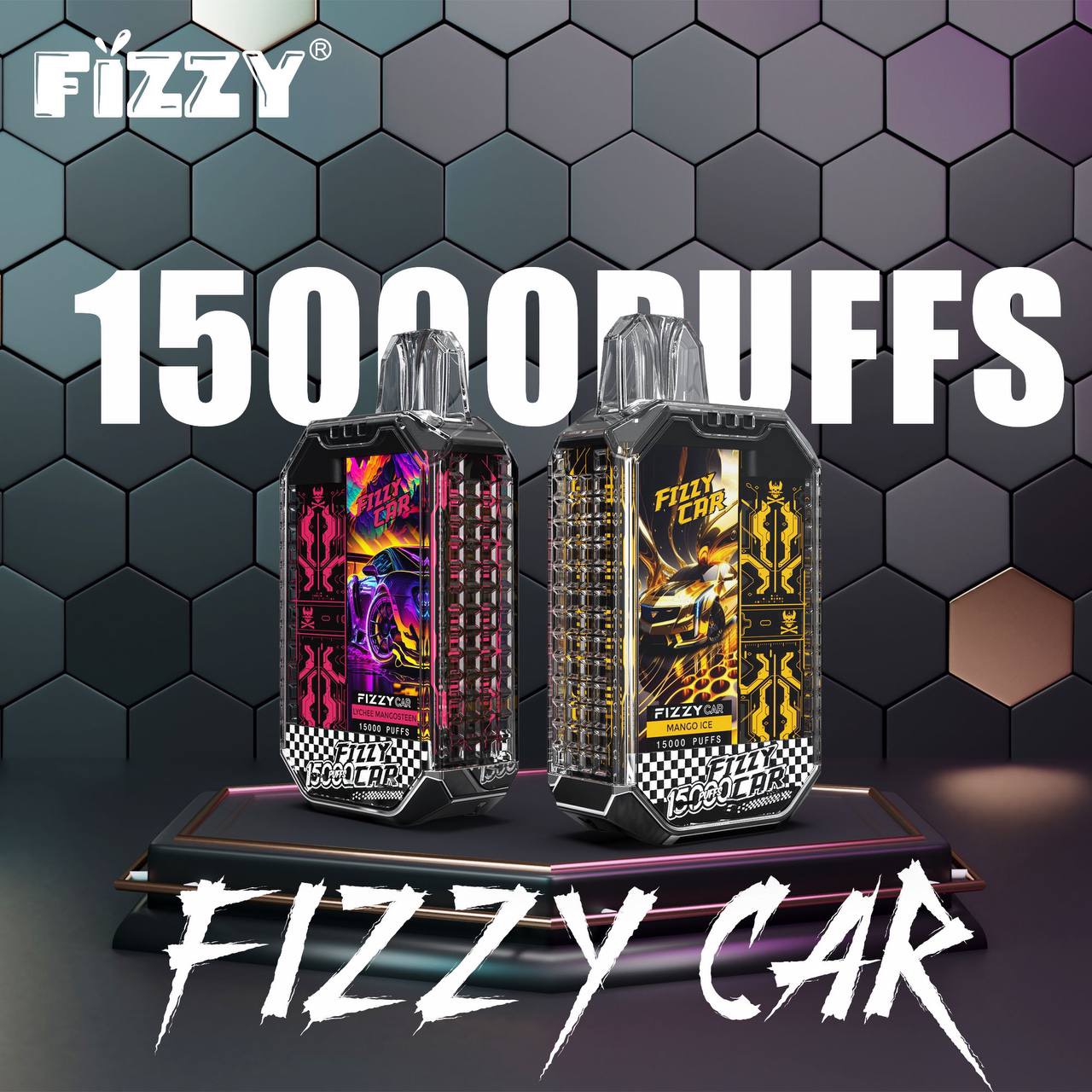Fizzy Car dùng 1 lần 15000 hơi thở