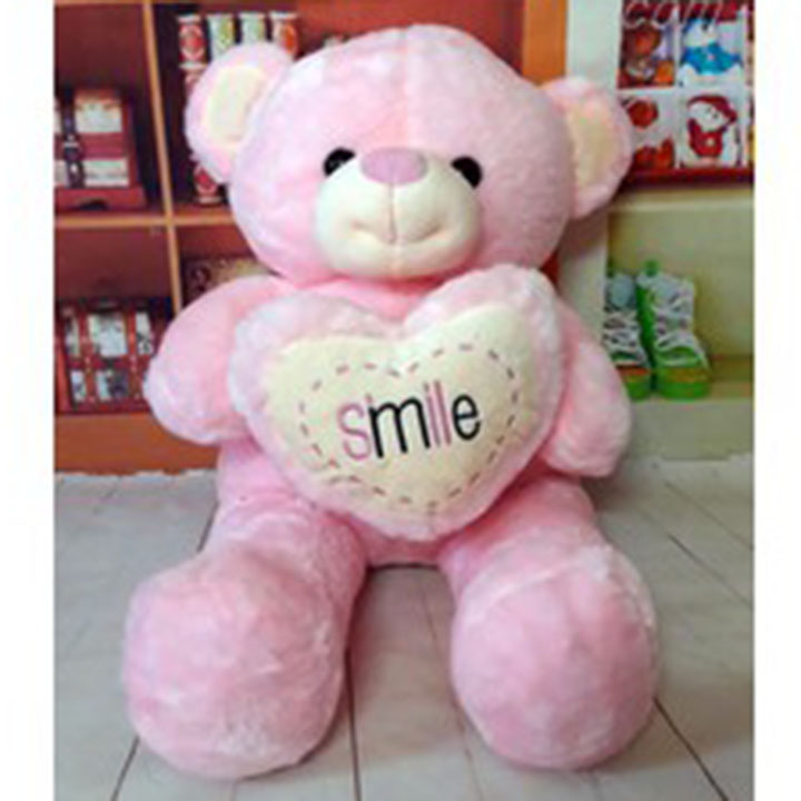 Gấu bông simile ôm tim size 80cm