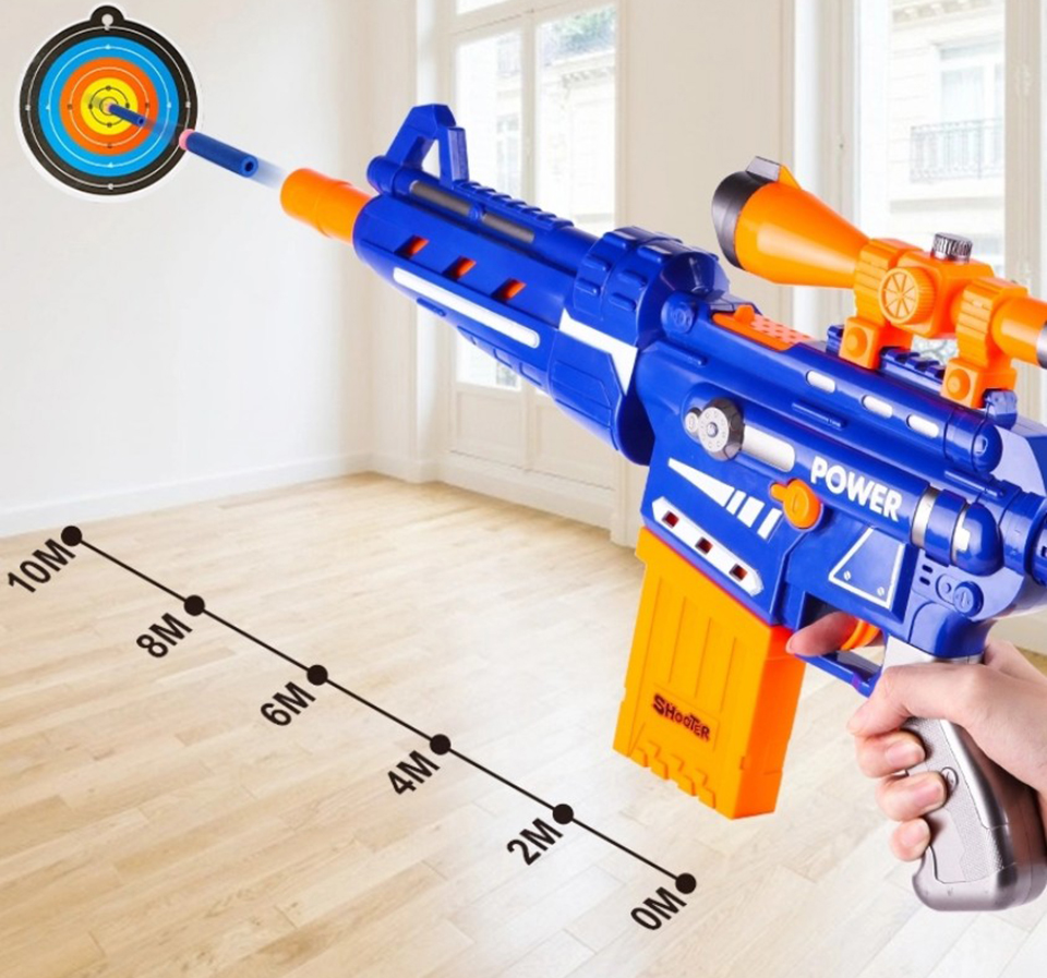 Đồ chơi súng bắn đạn xốp mút kính - 9922