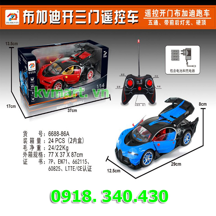 Xe ô tô dugati mui trần điều khiển từ xa - 6688