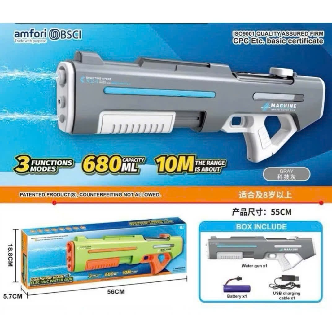 Đồ chơi súng phun nước sử dụng pin - 1380