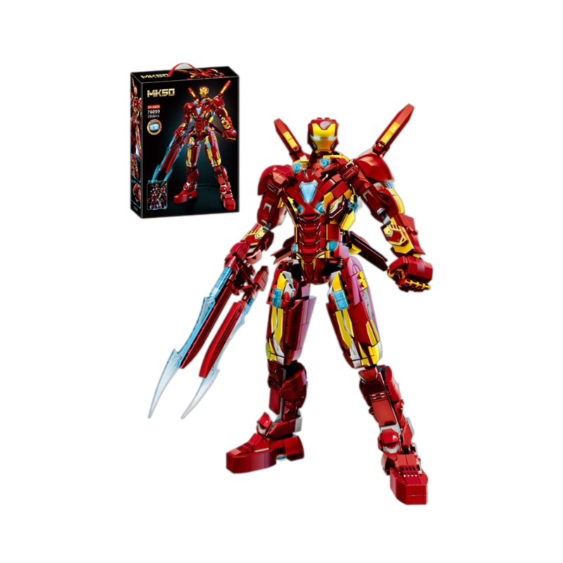 Đồ chơi Lego MK50 Mô Hình Iron Man 1568 Mảnh Ghép - 76099