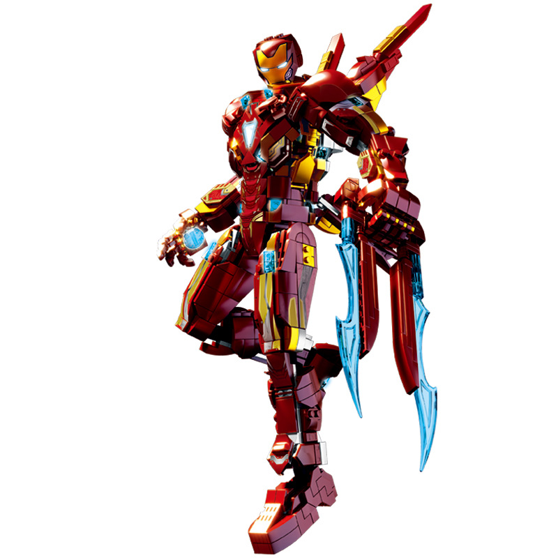 Đồ chơi Lego MK50 Mô Hình Iron Man 1568 Mảnh Ghép - 76099
