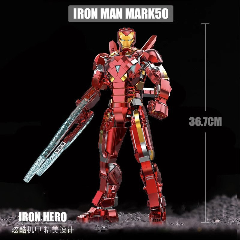 Đồ chơi Lego MK50 Mô Hình Iron Man 1568 Mảnh Ghép - 76099