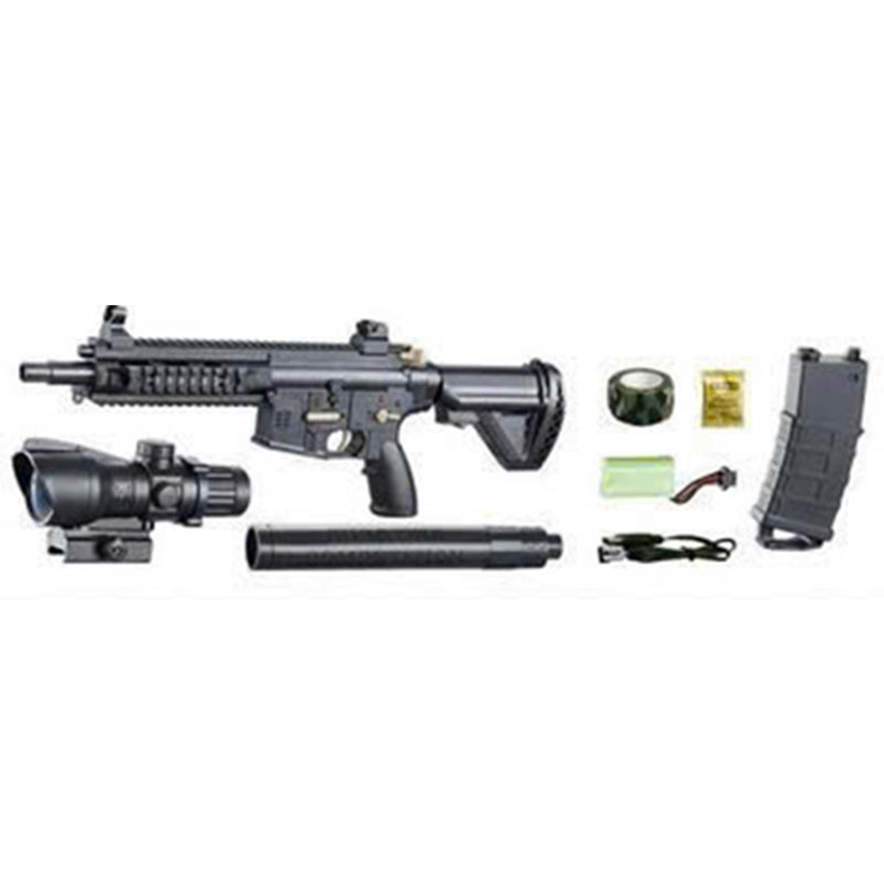 Đồ chơi M416 phun hạt nở liên thanh - JR742