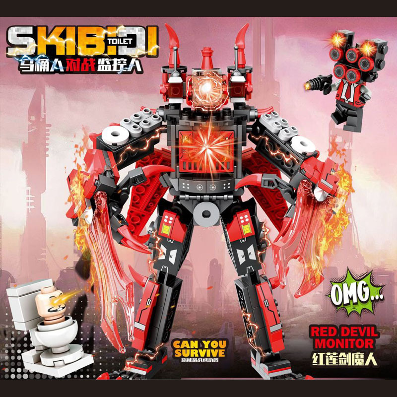 Lego Skibidi Toilet Titan Audio Man - JX038