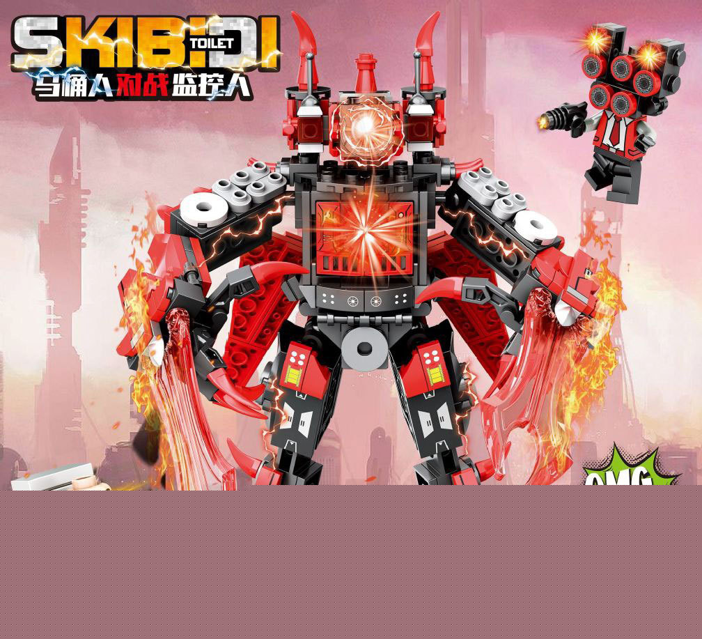 Lego Skibidi Toilet Titan Audio Man - JX038