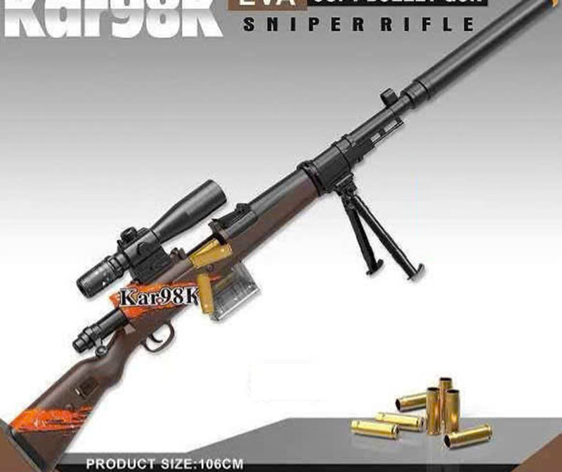 Súng Bắn Đạn Mềm Kar98K (K47) Văng Vỏ Đạn – K47