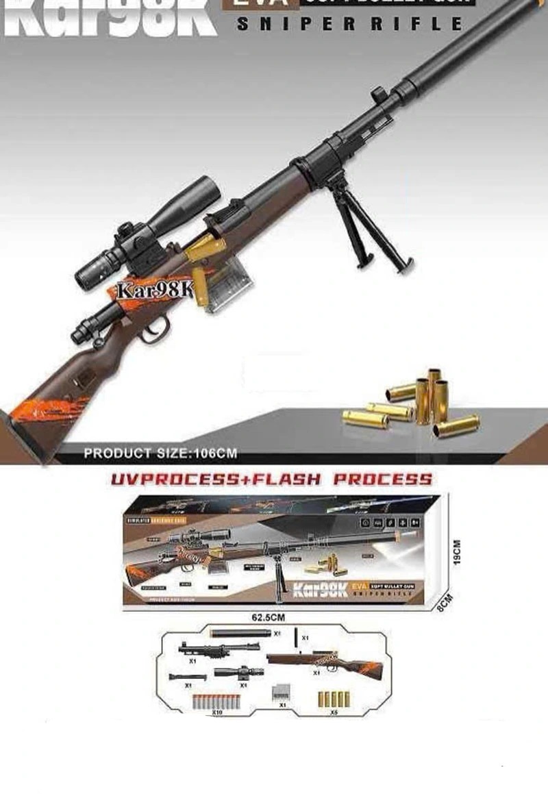 Súng Bắn Đạn Mềm Kar98K (K47) Văng Vỏ Đạn – K47