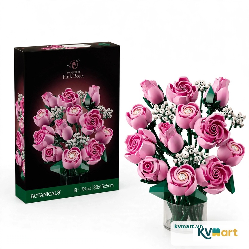 Bó Hoa Hồng Hồng (Pink Roses)