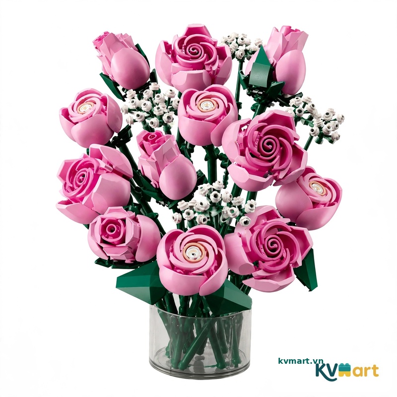 Bó Hoa Hồng Hồng (Pink Roses)