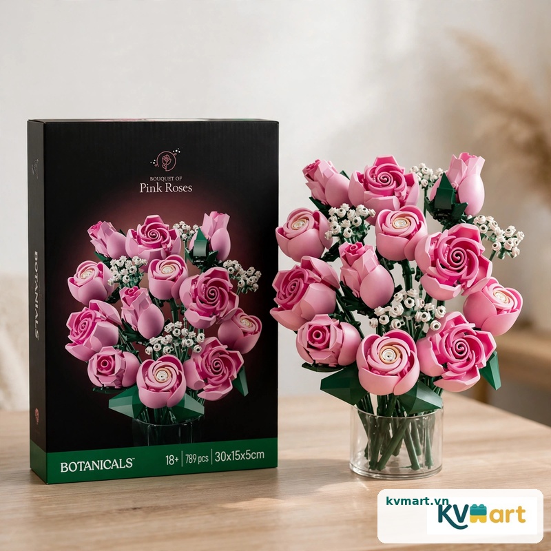 Bó Hoa Hồng Hồng (Pink Roses)