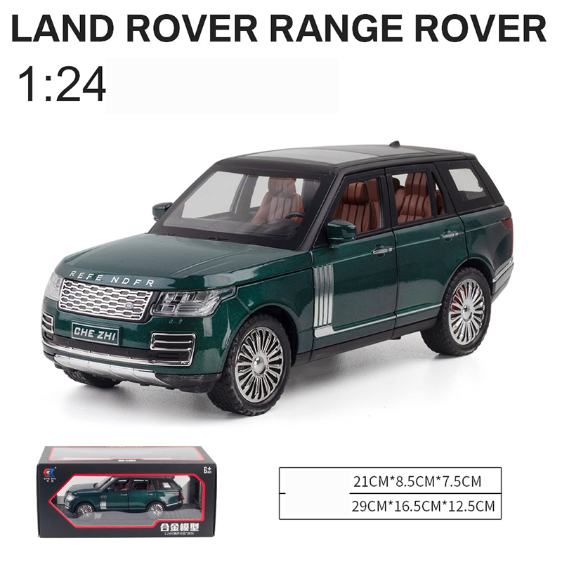 Xe mô hình ô tô Land Rover bằng sắt tỉ lệ 1:24 - CZ138
