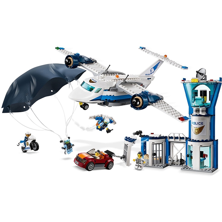 Lắp ráp Lego City máy bay cảnh sát 559 miếng ghép - LARI 11210