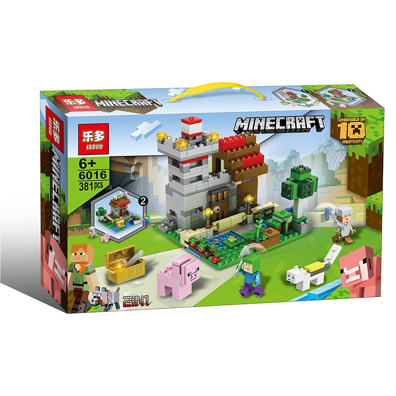 Lắp ráp Lego Minecaft 381miếng ghép - LEDUO 6016