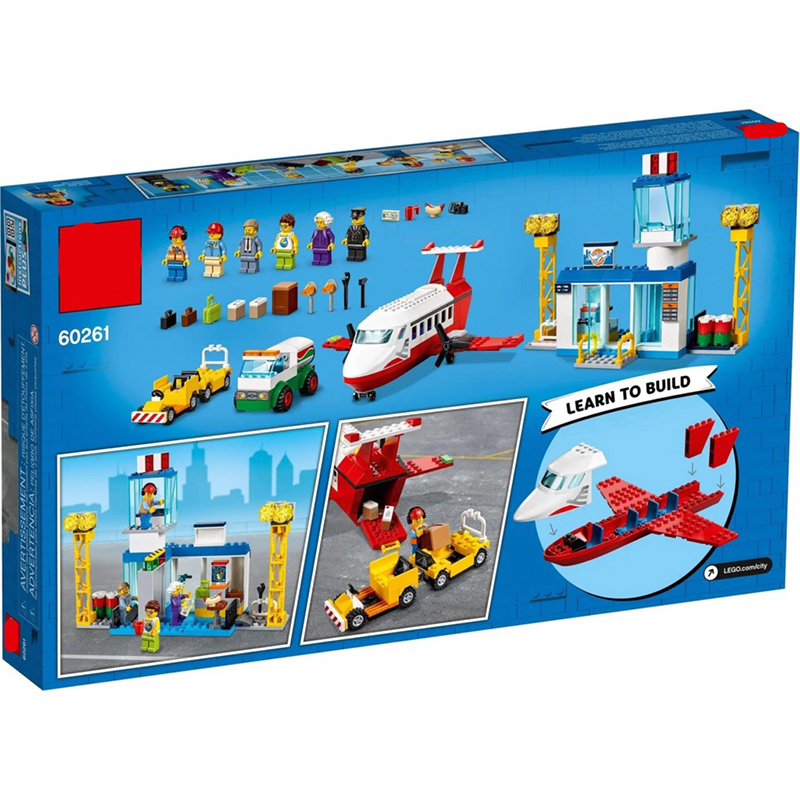 Lắp ráp Lego City máy bay chở khách 322 miếng ghép - LARI 11615