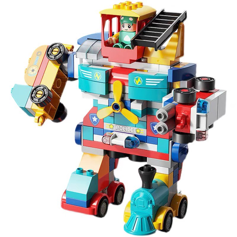 Đồ chơi Lego dulop robot 195 miếng ghép 6 trong 1 - 1669