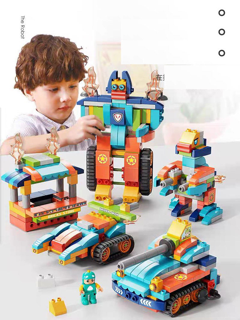 Đồ chơi Lego dulop robot 195 miếng ghép 6 trong 1 - 1669