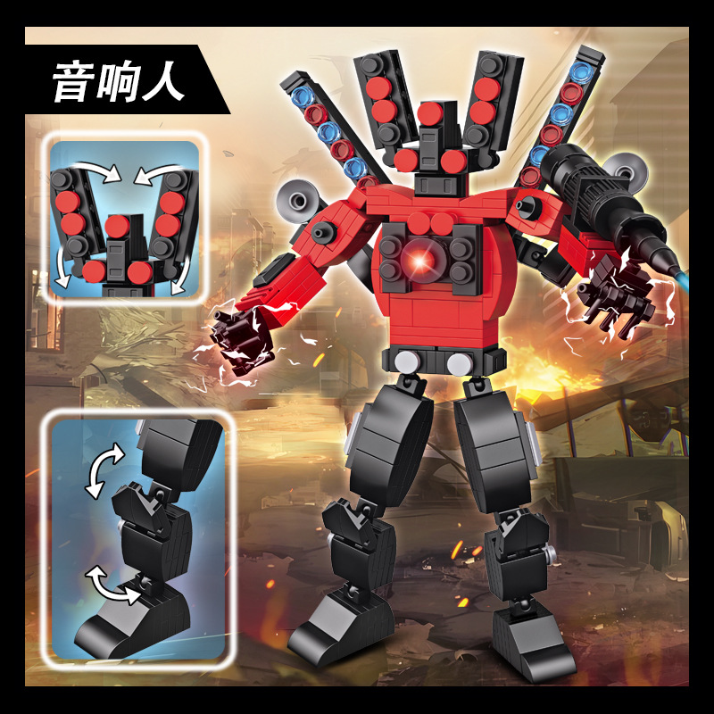Lego Skibidi Toilet Titan Audio Man 327 miếng ghép - 2417