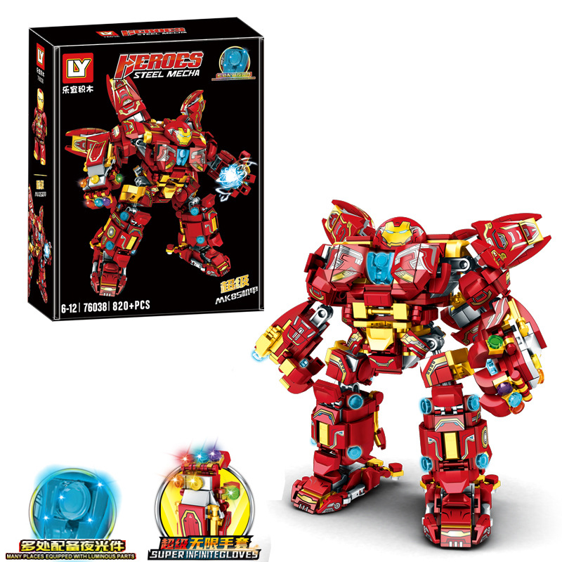 Lego Ninjago Iron Man Người Sắt 820 mảnh ghép - LY76038