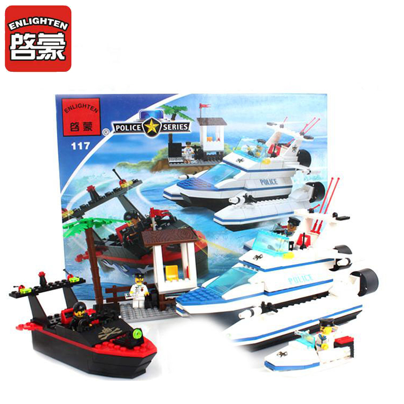 Lego thuyền cảnh sát - enlighten 117