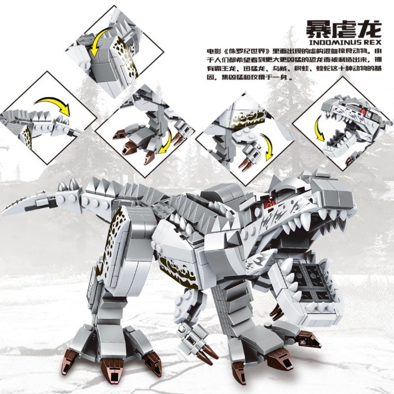 Lego khủng long bạo chúa biến hình - MINGDI 10036