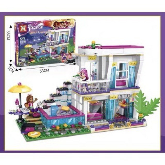 Đồ chơi Lego Friends Biệt thự của các ngôi sao 760 chi tiết - SX3008