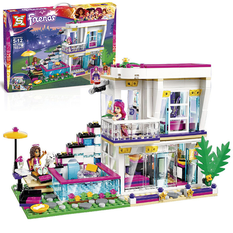 Đồ chơi Lego Friends Biệt thự của các ngôi sao 760 chi tiết - SX3008