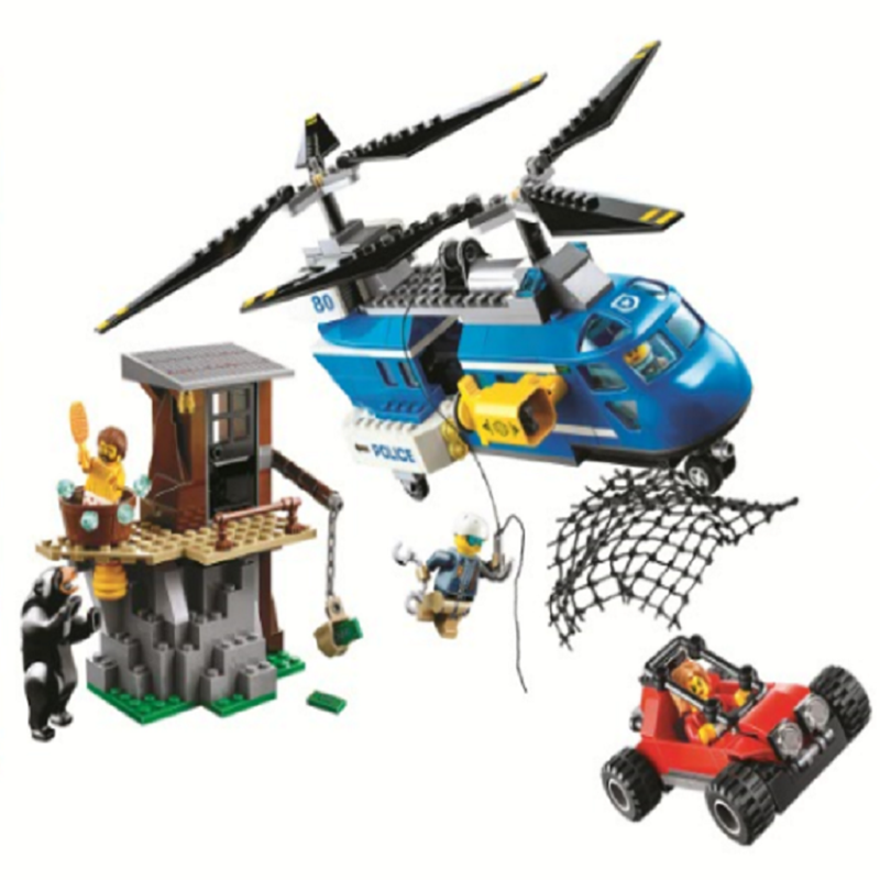 Lắp ráp Lego City biệt đội đuổi bắt trong rừng 332 miếng ghép - LELE 28012