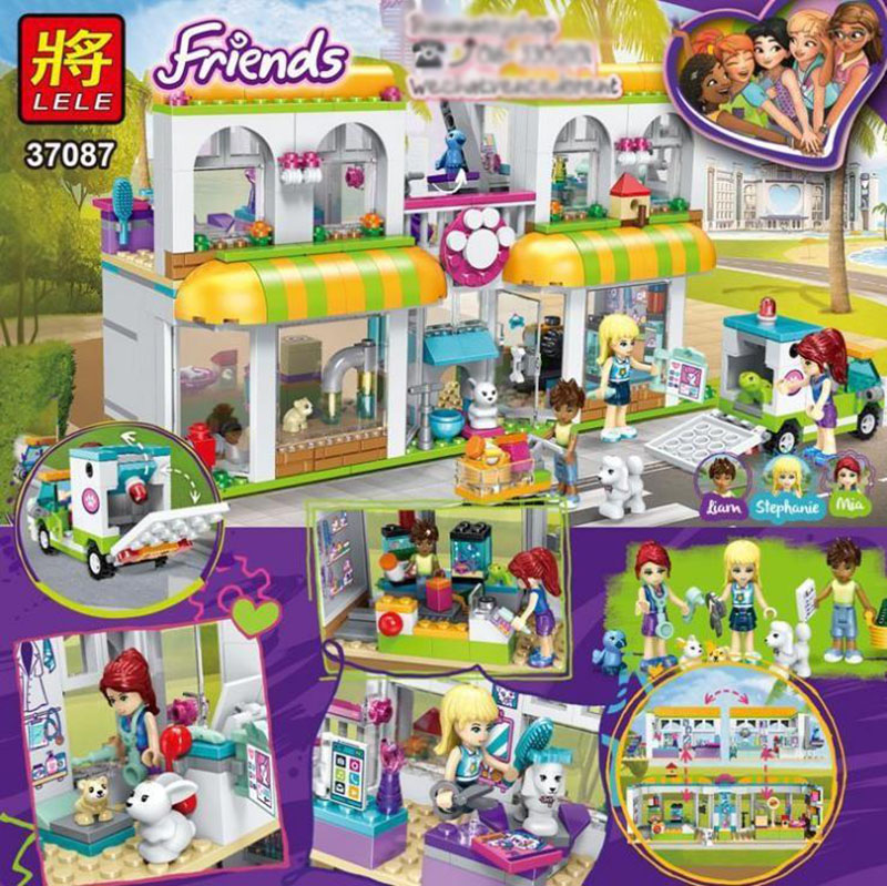 Lắp ráp Lego Friends trung tâm thú cưng - Lele 37087