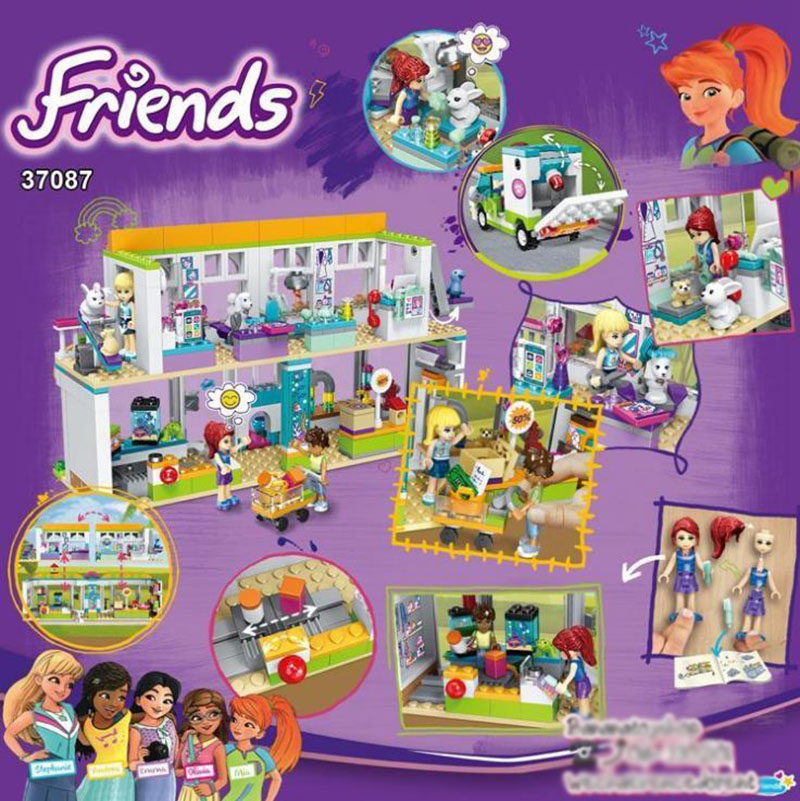 Lắp ráp Lego Friends trung tâm thú cưng - Lele 37087