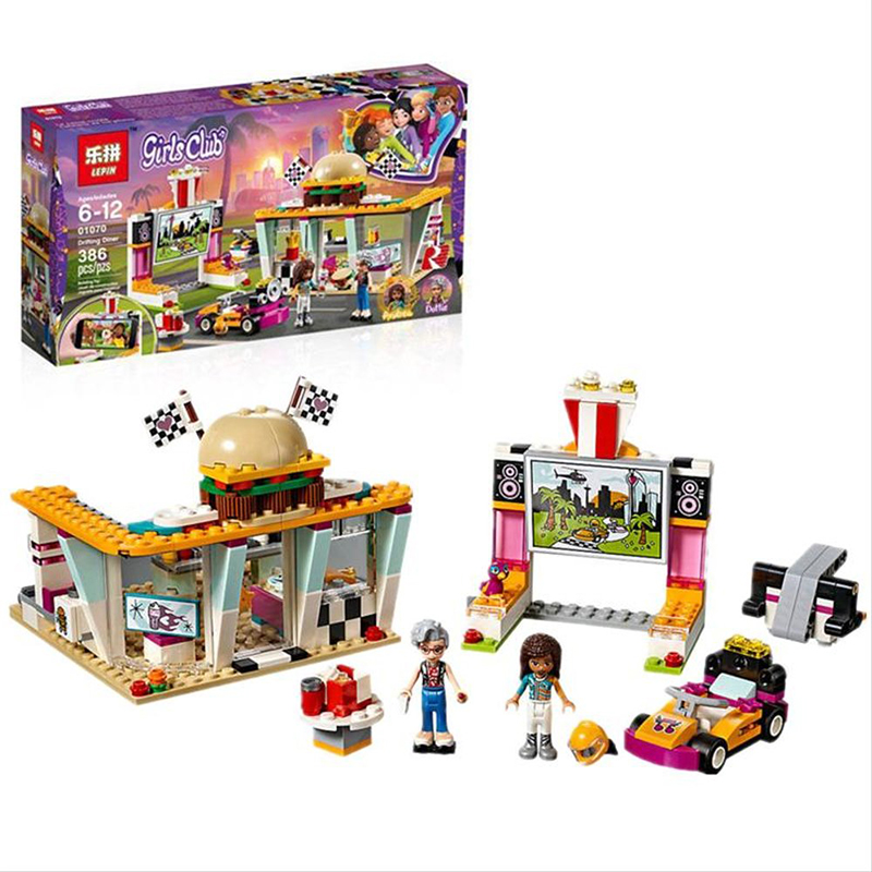 Láp Ráp Lego Friend đội đua ăn mừng chiến thắng 386 chi tiết - Lepin 01070