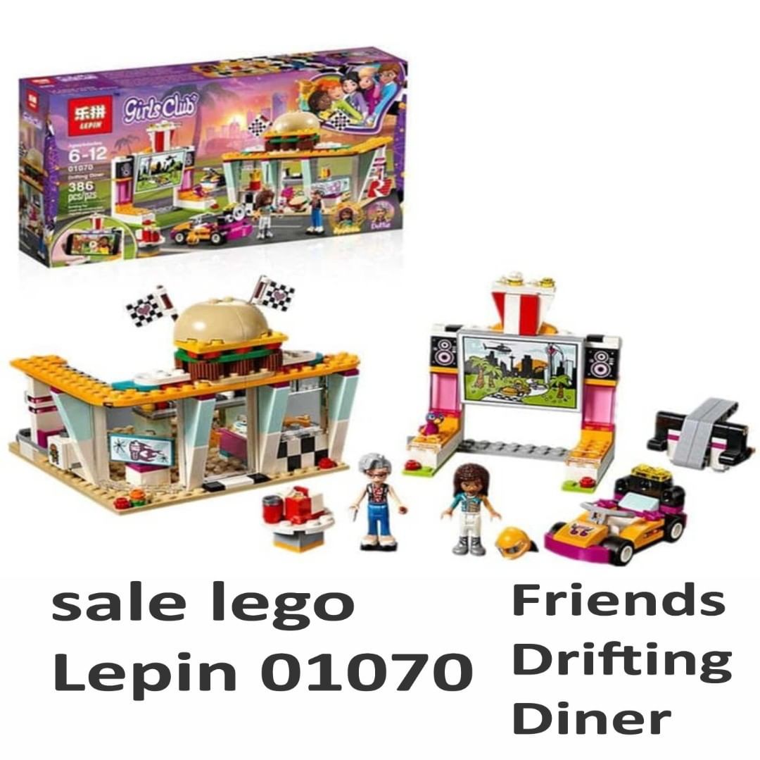 Láp Ráp Lego Friend đội đua ăn mừng chiến thắng 386 chi tiết - Lepin 01070