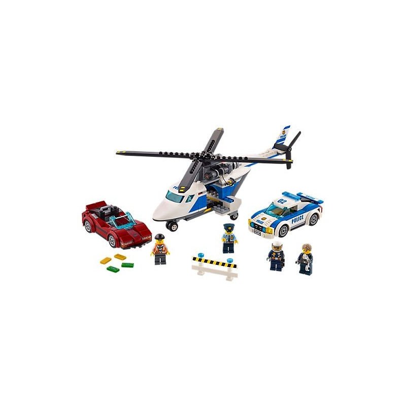 Đồ chơi lắp ráp Lego City đuổi bắt tốc độ cao - Lepin 02018