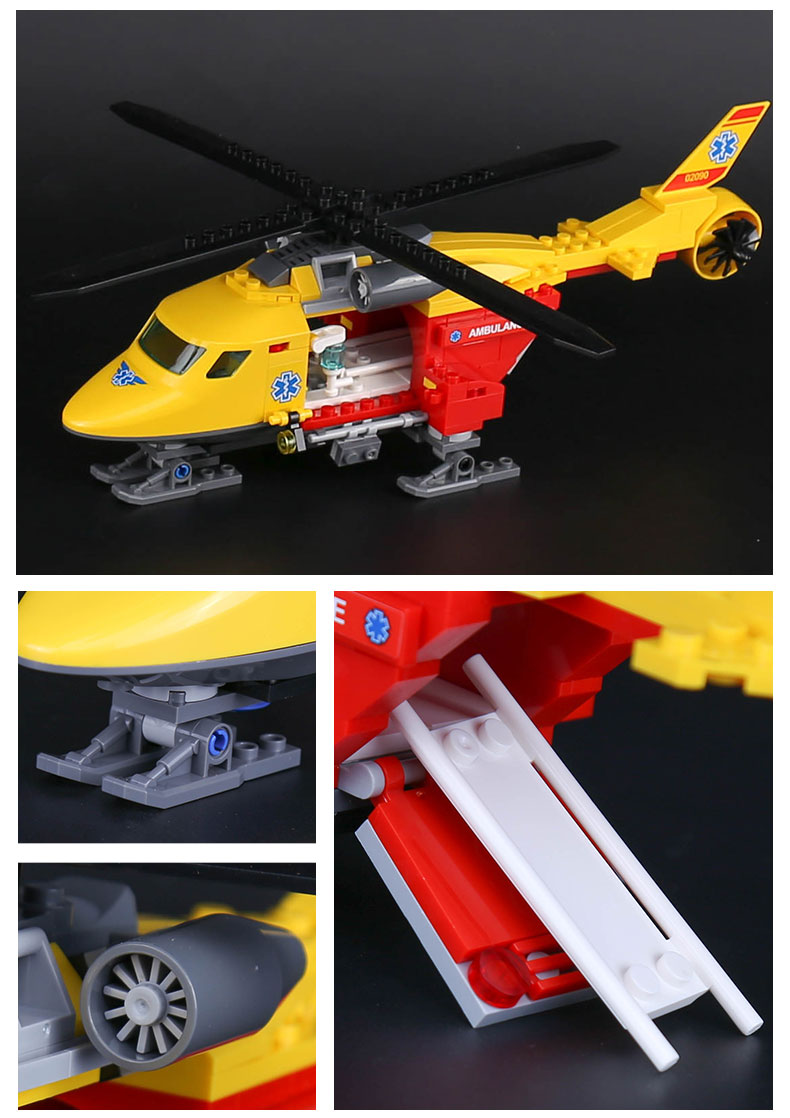 Lego Cities Máy bay cứu hộ - Lepin 02090