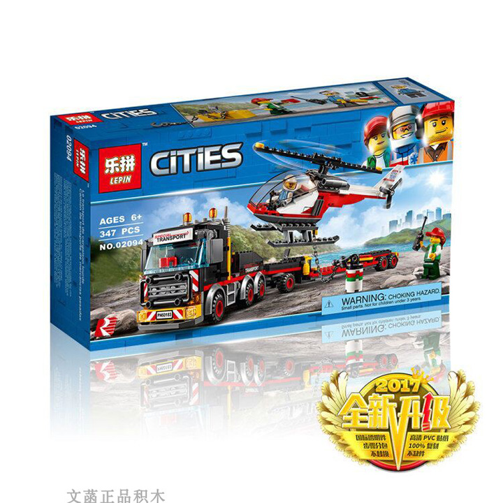 Lắp ráp xe container - Lepin 02094