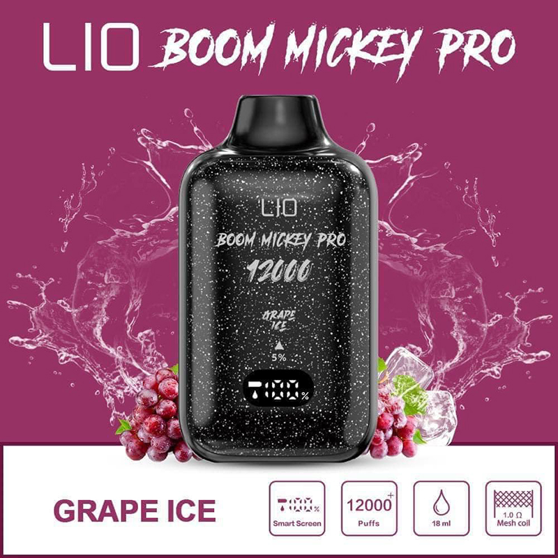 Lio Bom micky pro 12000 Hơi Pod 1 Lần Sạc lại được