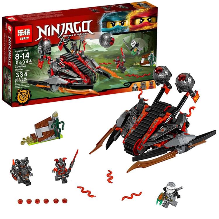 Lắp ráp Ninjago lepin 06044 - CHIẾN XA CỦA QUỶ RẮN