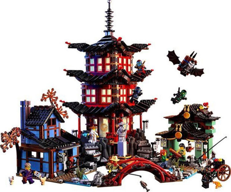 LẮP RÁP NINJAGO NGÔI ĐỀN LUYỆN VÕ CỦA NINJA (lepin 06022)