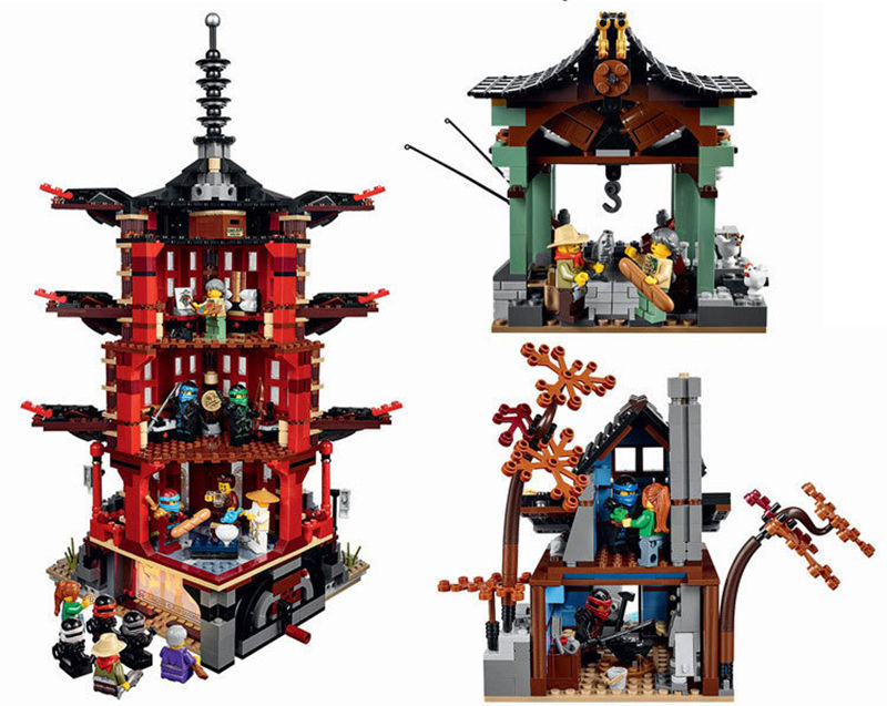 LẮP RÁP NINJAGO NGÔI ĐỀN LUYỆN VÕ CỦA NINJA (lepin 06022)