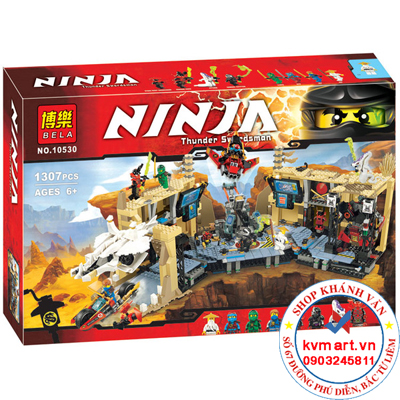 LẮP RÁP NINJAGO CUỘC CHIẾN TẠI HANG SAMURAI (79348)