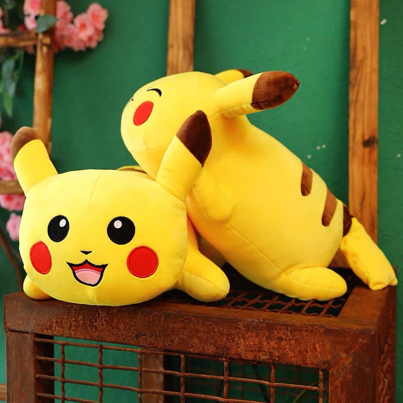 Gối ôm Pikachu nằm - size 45cm