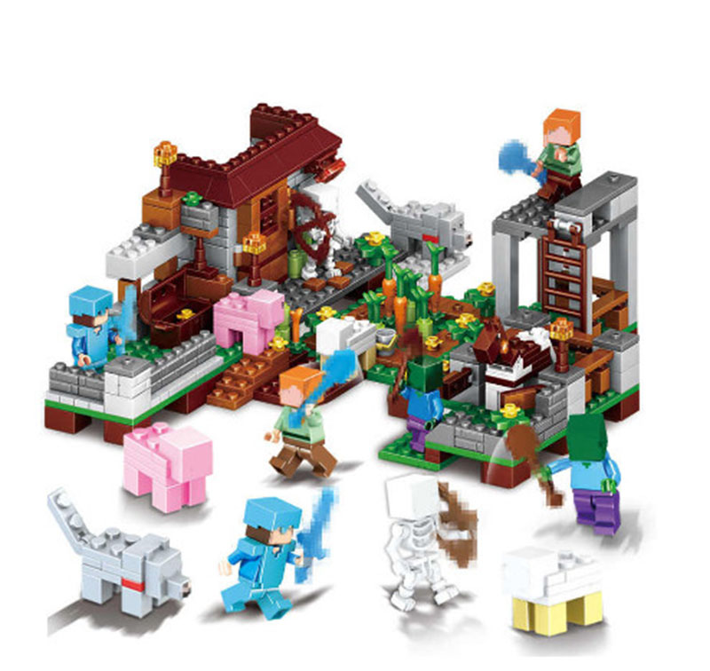 Đồ chơi lắp ráp Lego my world Nông trại 390chi tiết - PRCK 63030