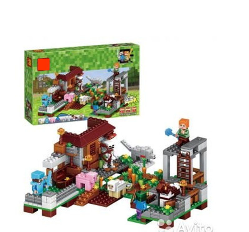 Đồ chơi lắp ráp Lego my world Nông trại 390chi tiết - PRCK 63030