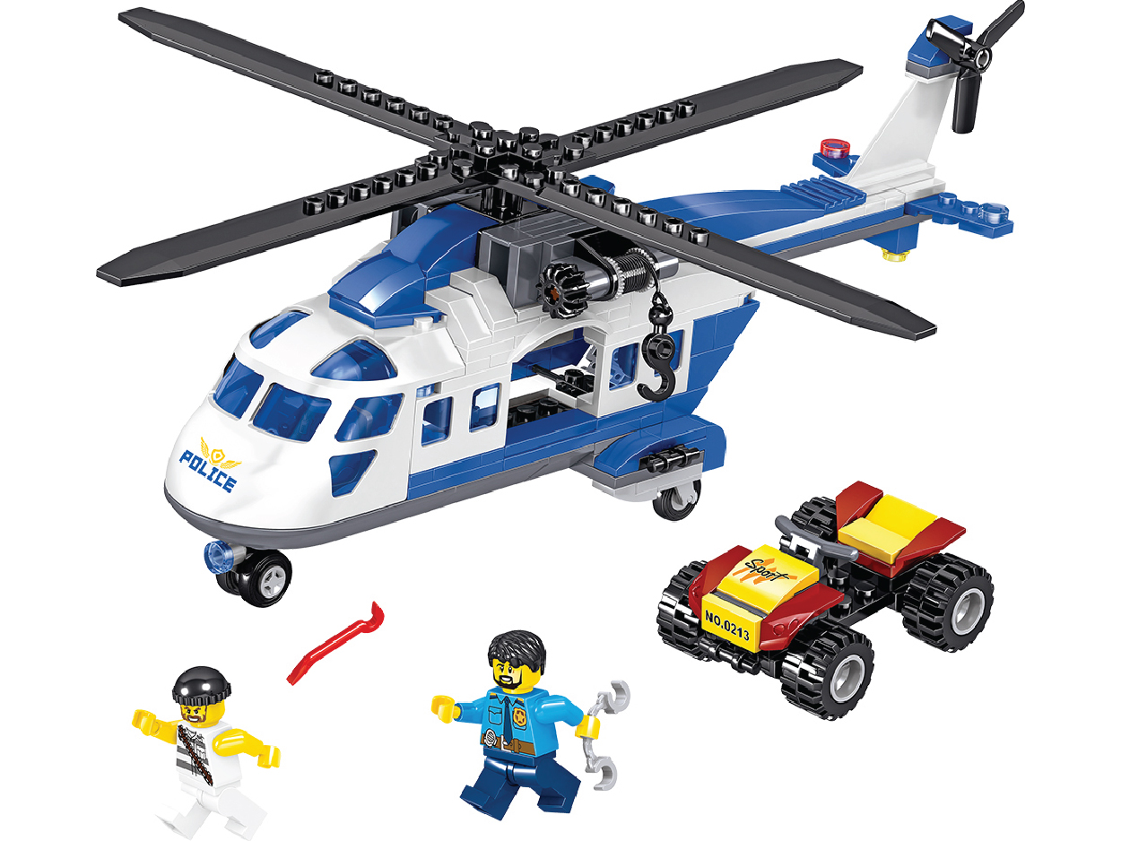 Lắp ráp Lego City máy bay cảnh sát 285 miếng ghép - QL0213